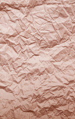 Light Rosy Brown Crumpled Paper Texture for Abstract Background