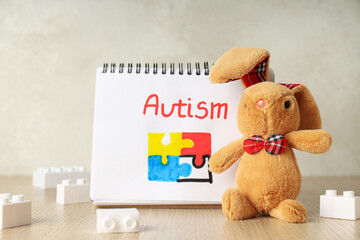 Notebook with the inscription 