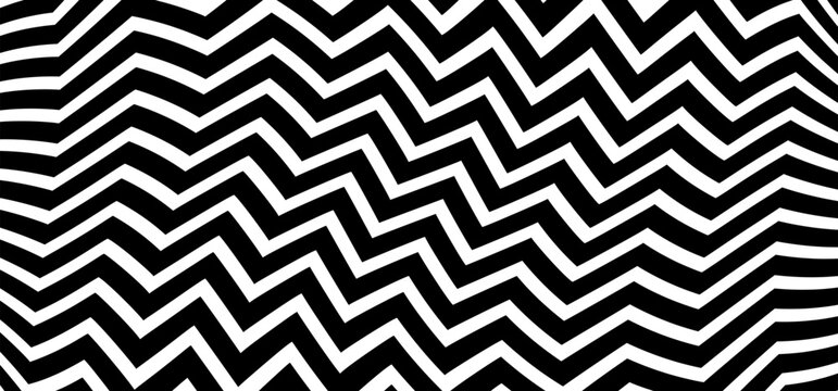 Black chevron pattern background. Vector classic chevrons vintage design. Geometric seamless memphis elements. Zigzag or zig zag line, herringbone textures. Retro pop art 80 70 years style