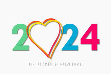 2024 - gelukkig nieuwjaar 2024