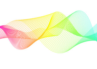 wave line background