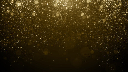 Particles abstract gold event awards trailer titles cinematic concert openers luxury celebration background