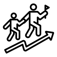 Leadership Outline Icon