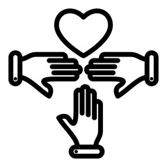 Empathy Outline Icon