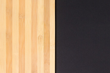 The Bamboo Texture and Black Colour Background