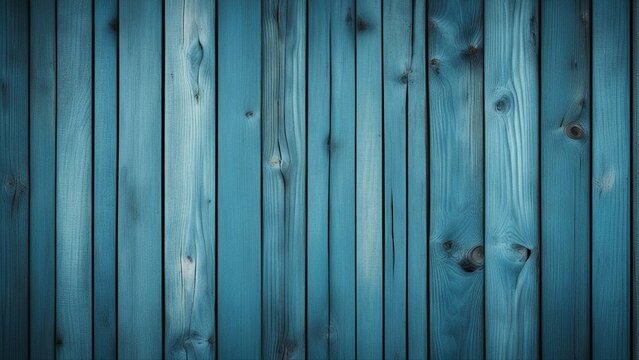 Blue wood background texture