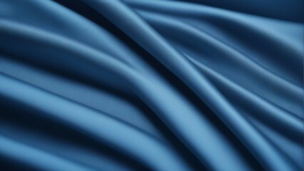 Blue silk fabric textured background