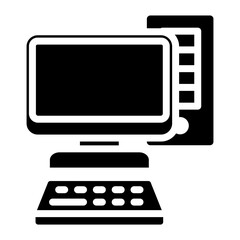Computer Glyph Icon