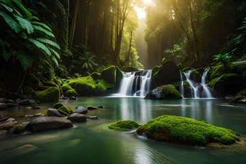 waterfall in the forest