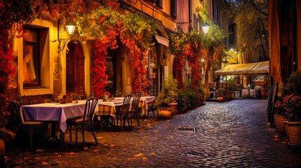 Trastevere Ambience: Discover the Charming Streets of Rome's Romantic District - City Landscape with Buildings, Cafes, and Cars in Europe's Beautiful Italy