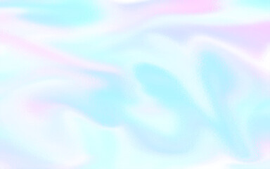 Holographic foil blurred abstract background for trendy design. Holographic sparkly cover with soft pastel colors.