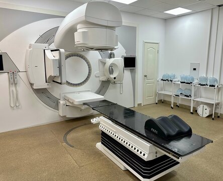 new modern equipment linear accelerator for treating cancer, radiology method
