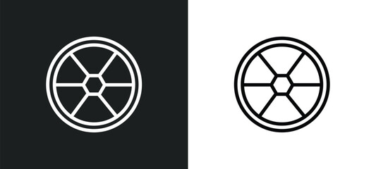 camera lens icon isolated in white and black colors. camera lens outline vector icon from cinema collection for web, mobile apps and ui.