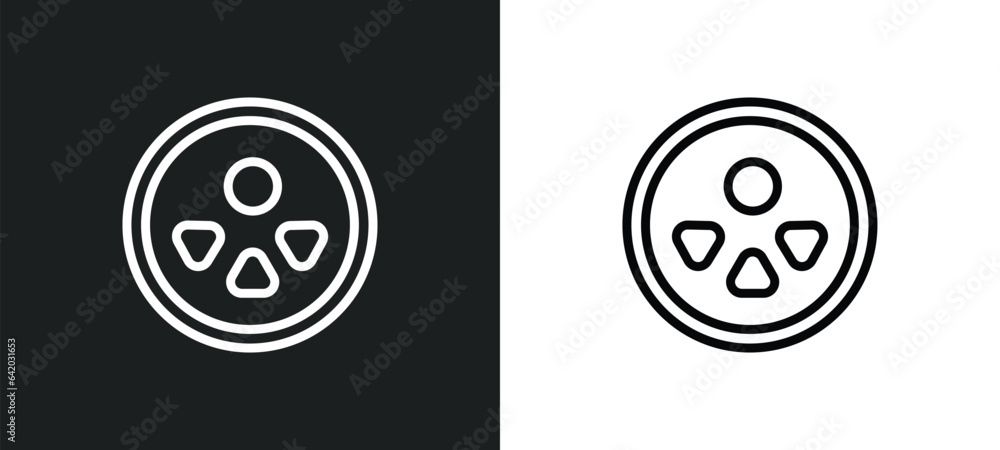 Poster luosifen icon isolated in white and black colors. luosifen outline vector icon from food collection 