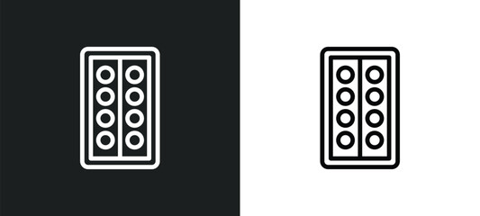 watercolor icon isolated in white and black colors. watercolor outline vector icon from education collection for web, mobile apps and ui.