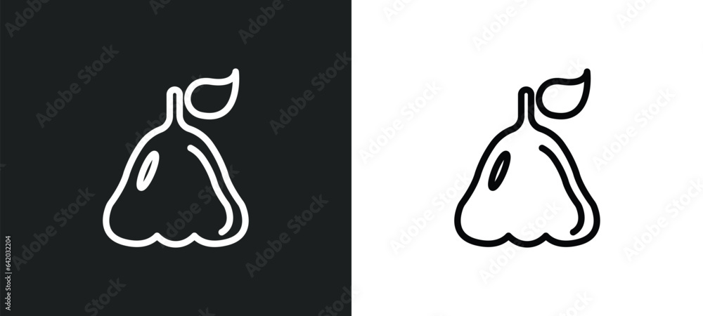 Poster rose icon isolated in white and black colors. rose outline vector icon from fruits collection for we