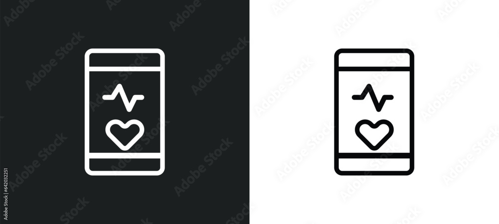 Poster stethoscope icon isolated in white and black colors. stethoscope outline vector icon from future tec