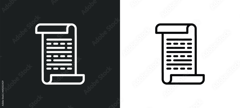 Poster consent icon isolated in white and black colors. consent outline vector icon from gdpr collection fo