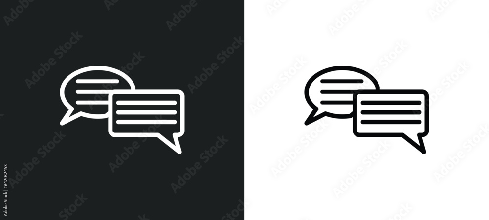 Poster communications icon isolated in white and black colors. communications outline vector icon from gdpr