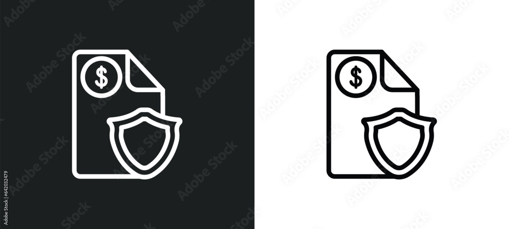 Poster penalty icon isolated in white and black colors. penalty outline vector icon from gdpr collection fo