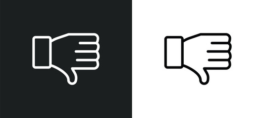 right to objection icon isolated in white and black colors. right to objection outline vector icon from gdpr collection for web, mobile apps and ui. - obrazy, fototapety, plakaty