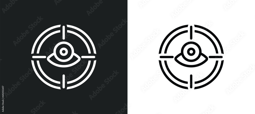 Poster trackability icon isolated in white and black colors. trackability outline vector icon from general 