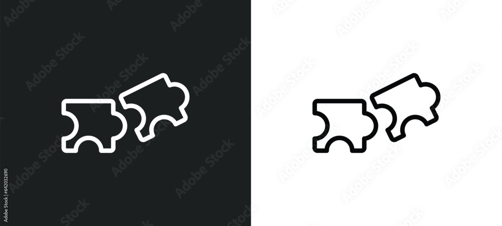Poster compatibility icon isolated in white and black colors. compatibility outline vector icon from genera