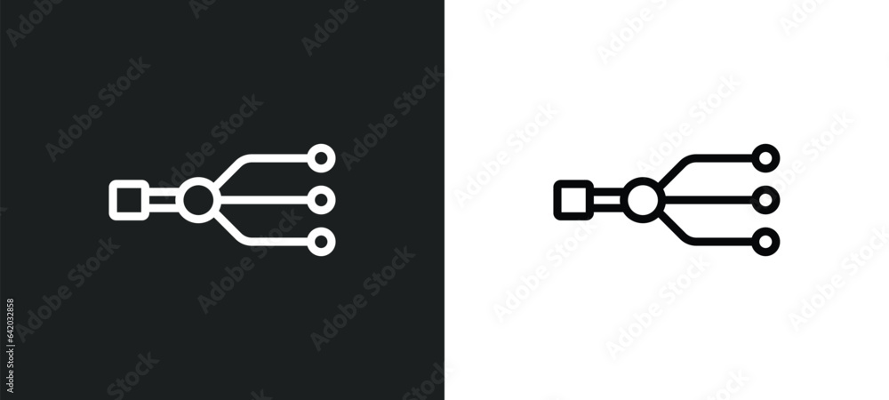 Aufkleber balancer icon isolated in white and black colors. balancer outline vector icon from general collecti