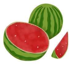 Watermelon tropical fruit