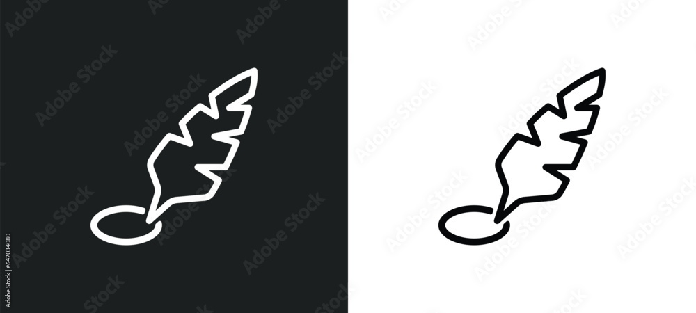 Poster tool icon isolated in white and black colors. tool outline vector icon from history collection for w
