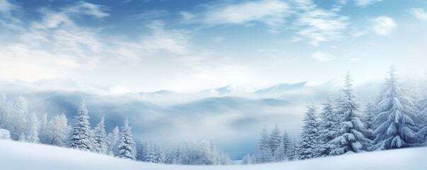 Enchanted Snowy Landscape