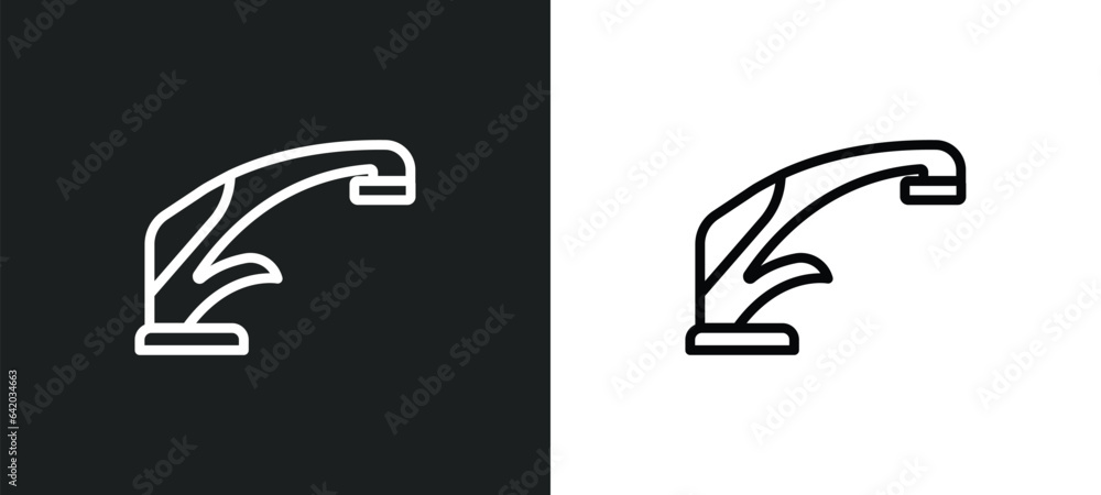Poster scrub up icon isolated in white and black colors. scrub up outline vector icon from hygiene collecti