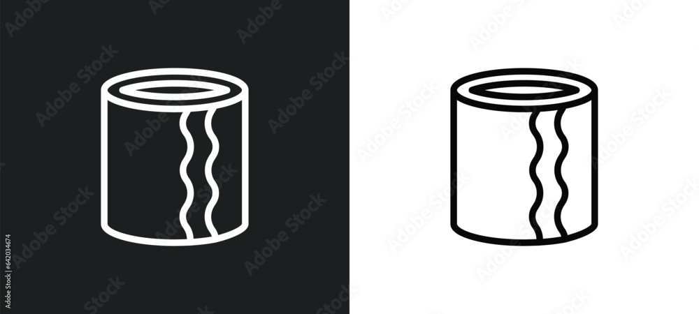 Poster paper towel icon isolated in white and black colors. paper towel outline vector icon from hygiene co
