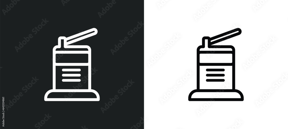Poster electronic print hine icon isolated in white and black colors. electronic print hine outline vector 