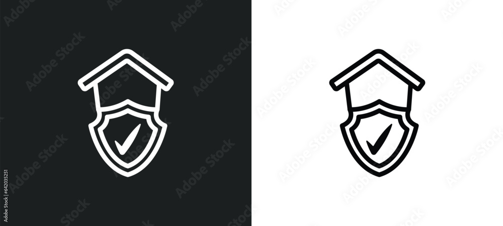 Poster replacement value icon isolated in white and black colors. replacement value outline vector icon fro