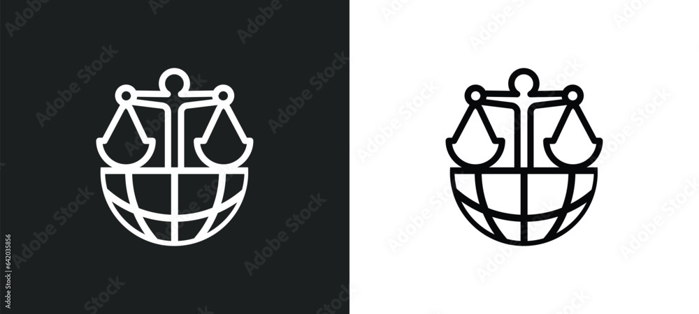 Poster diploy icon isolated in white and black colors. diploy outline vector icon from law and justice coll