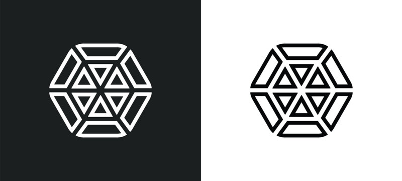 ruby icon isolated in white and black colors. ruby outline vector icon from luxury collection for web, mobile apps and ui.