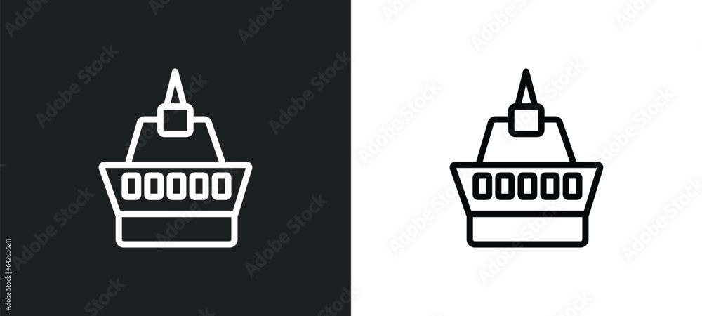 Poster wat saket icon isolated in white and black colors. wat saket outline vector icon from religion colle