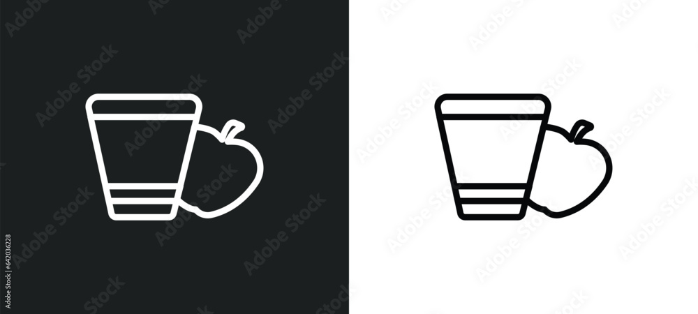 Poster diet icon isolated in white and black colors. diet outline vector icon from religion collection for 