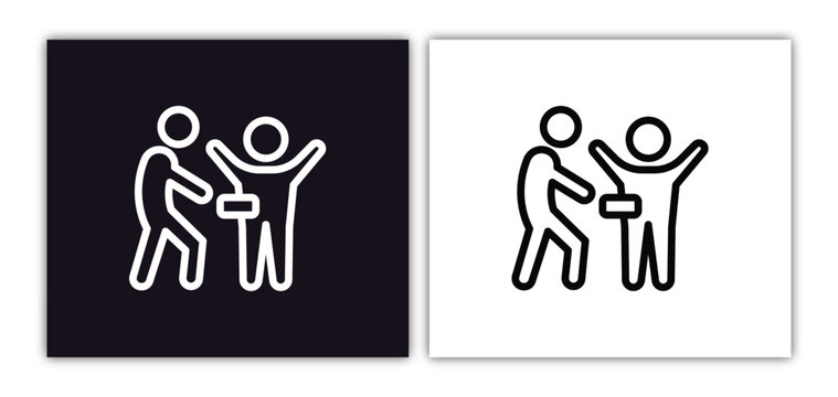 airport searchor icon isolated in white and black colors. airport searchor outline vector icon from airport terminal collection for web, mobile apps and ui.