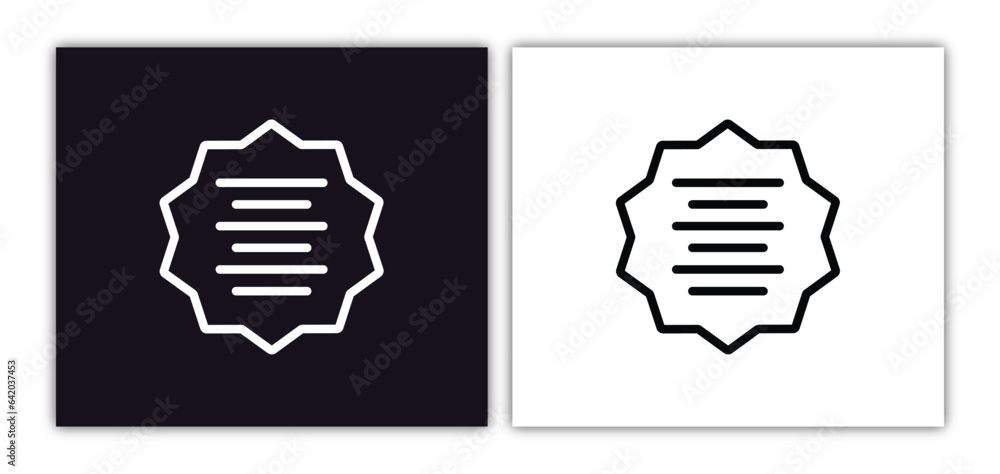 Poster center align icon isolated in white and black colors. center align outline vector icon from arrows c