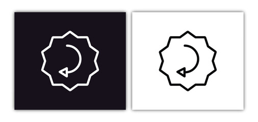 left curve icon isolated in white and black colors. left curve outline vector icon from arrows collection for web, mobile apps and ui.