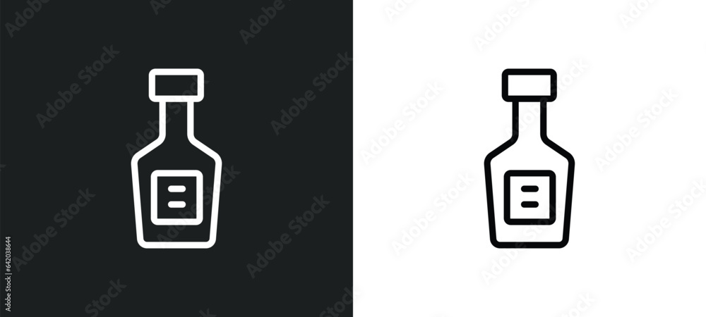 Poster cider icon isolated in white and black colors. cider outline vector icon from food and restaurant co