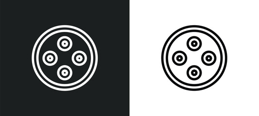 xiao long bao icon isolated in white and black colors. xiao long bao outline vector icon from food and restaurant collection for web, mobile apps and ui.