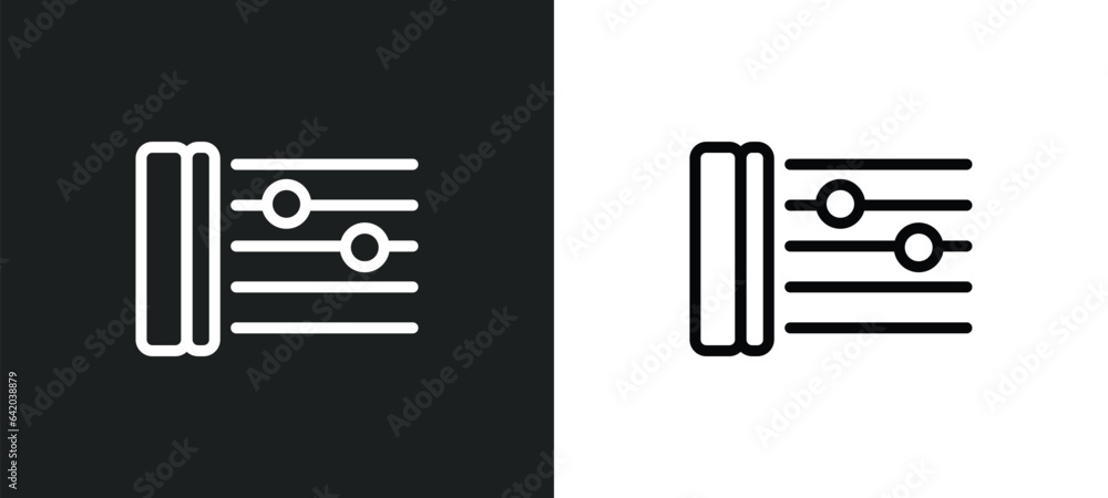 Poster repeat icon isolated in white and black colors. repeat outline vector icon from music and media coll