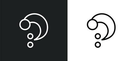 octave clef icon isolated in white and black colors. octave clef outline vector icon from music and media collection for web, mobile apps and ui.