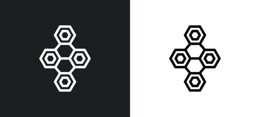 framework icon isolated in white and black colors. framework outline vector icon from shapes collection for web, mobile apps and ui.