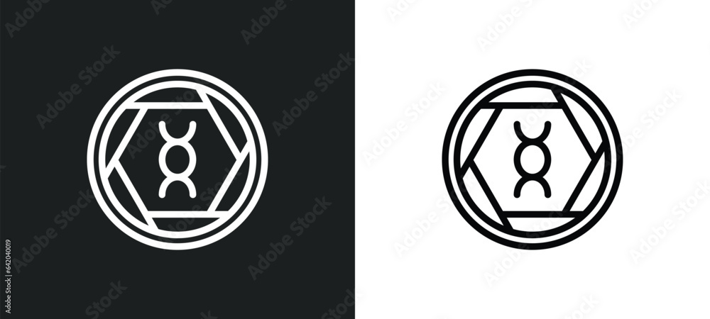 Poster hazard icon isolated in white and black colors. hazard outline vector icon from signs collection for