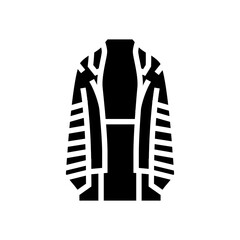 tallit prayer shawl glyph icon vector. tallit prayer shawl sign. isolated symbol illustration