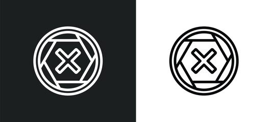 multiply icon isolated in white and black colors. multiply outline vector icon from signs collection for web, mobile apps and ui.